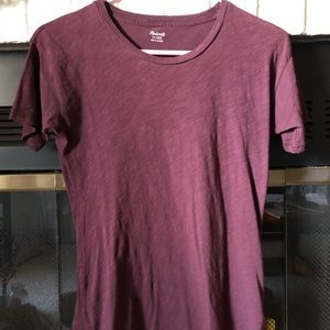 MWL XXS Cranberry Raisin Whisper Cotton Crewneck